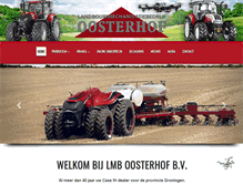 Tablet Screenshot of lmb-oosterhof.nl